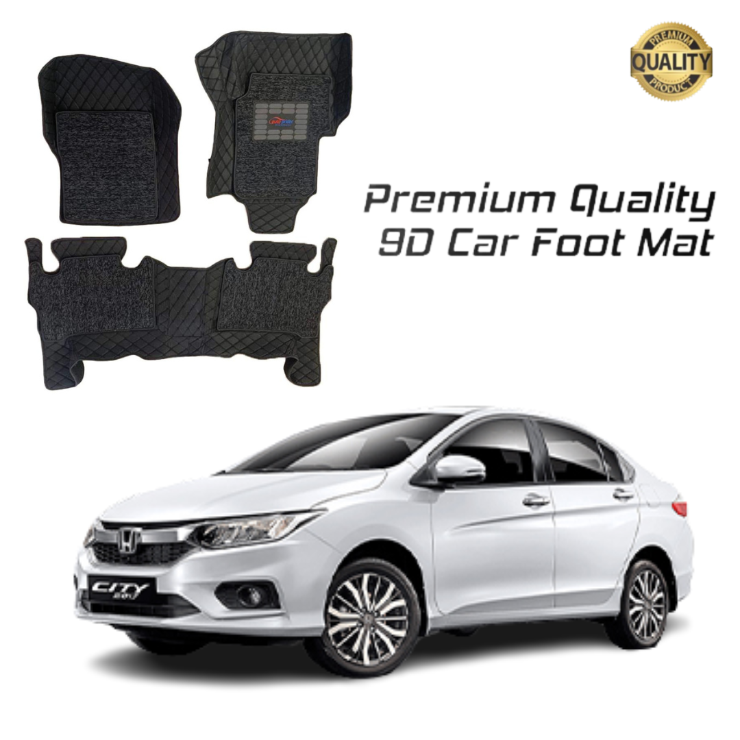 9D car mats for Honda City - Premium Quality