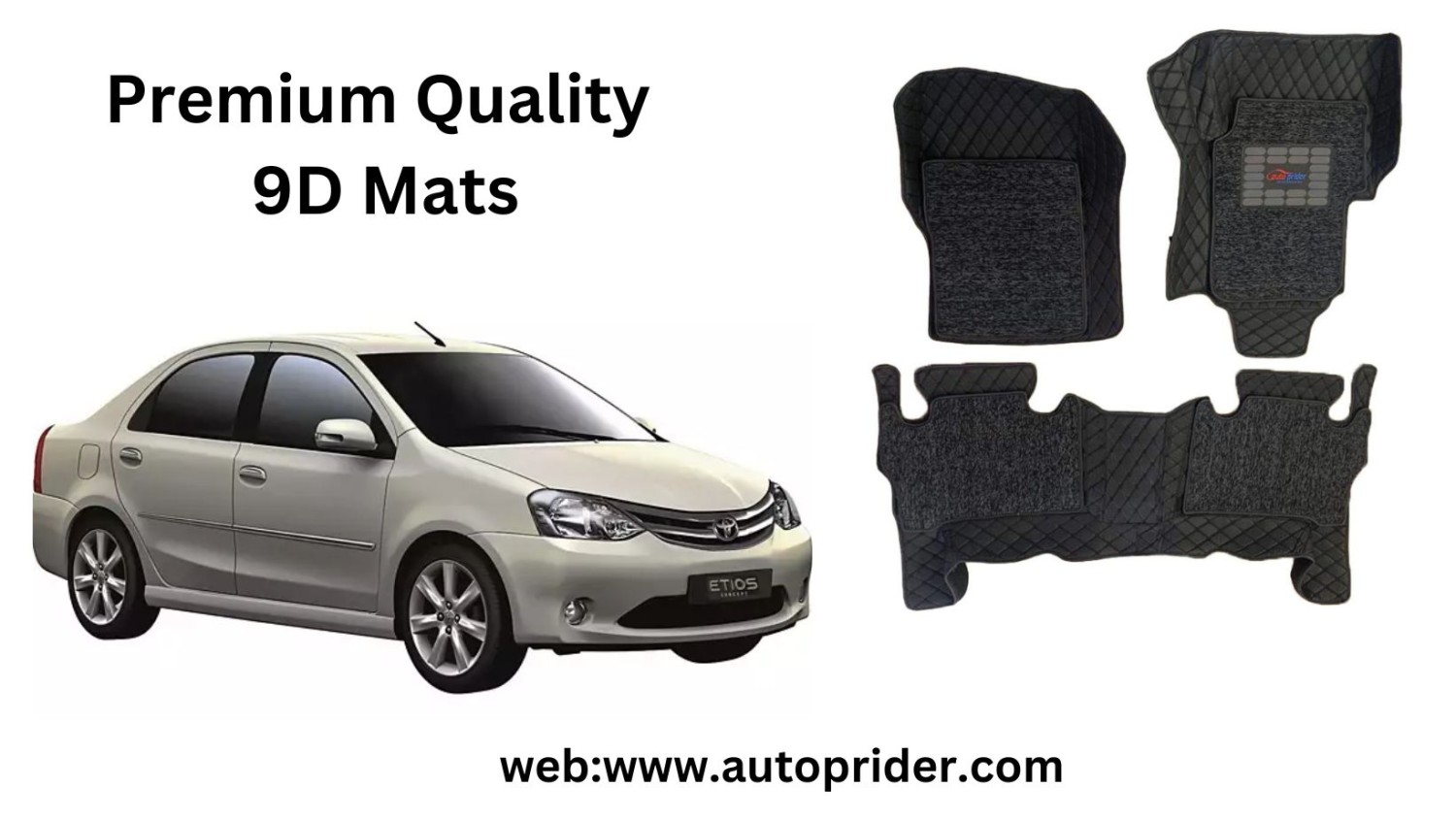 Autoprider | Premium 9D Car Mats for Toyota Etios