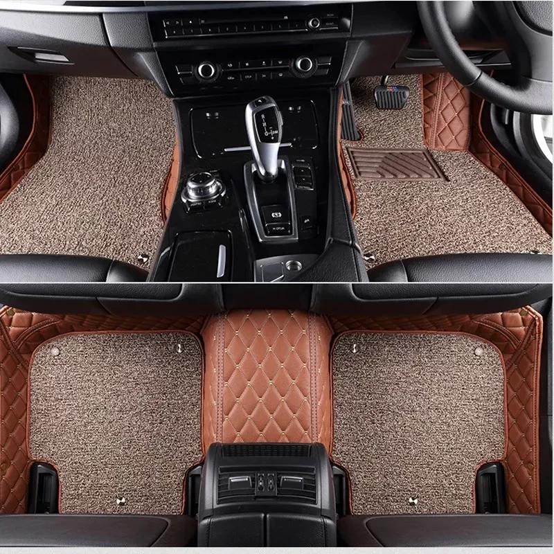 7D Luxury Custom Fitted Car Mats For Honda City - Tan