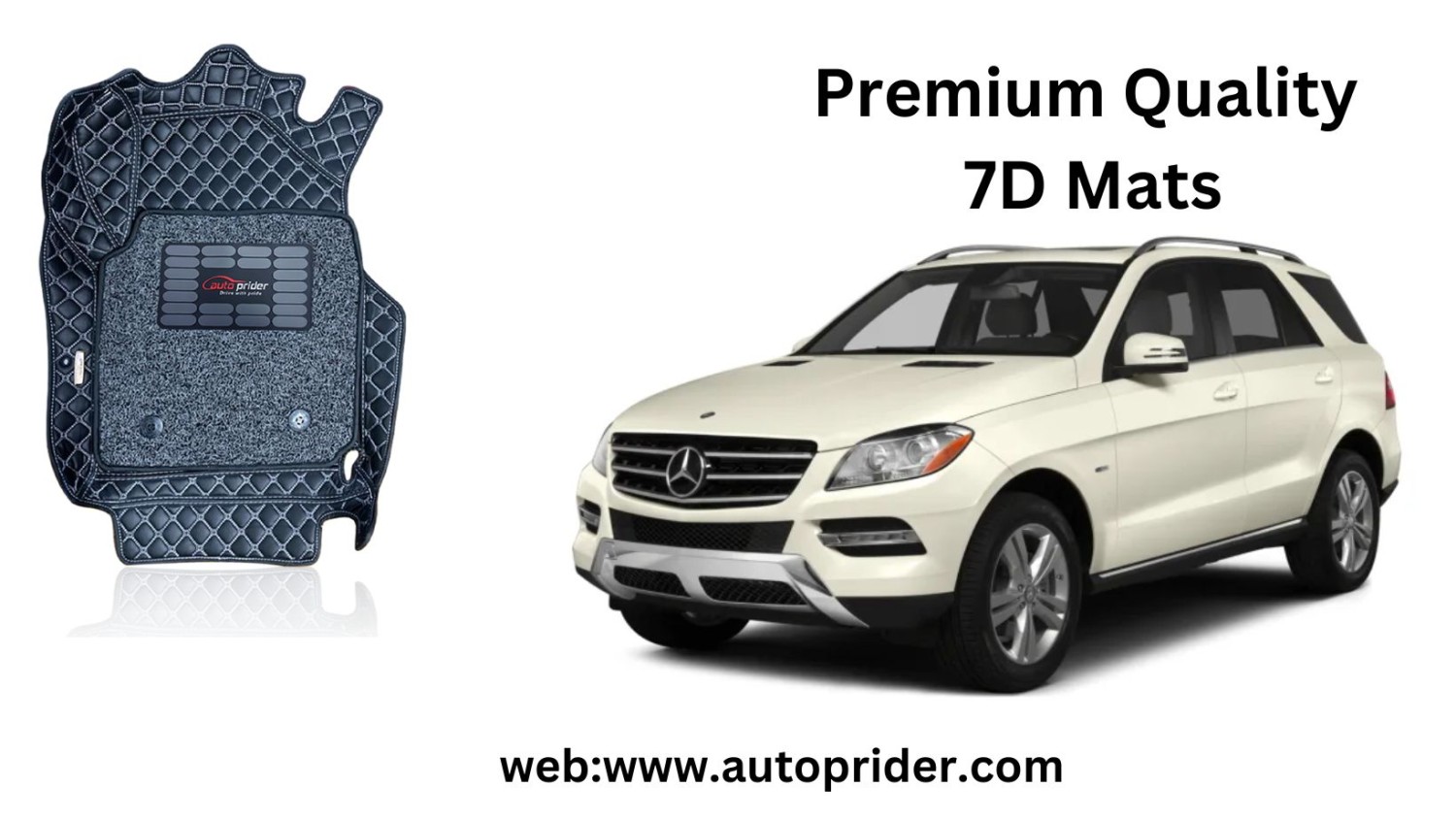 Autoprider | premium 7D Car Mat For Mercedes ML-350 (2014-2015)