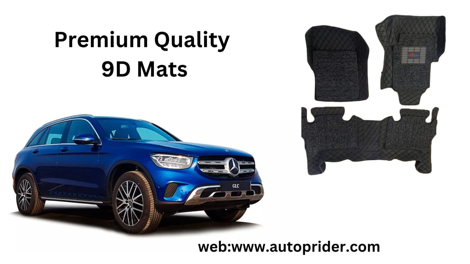 9D Car Mats for Mercedes GLC 200 D4 (AM)