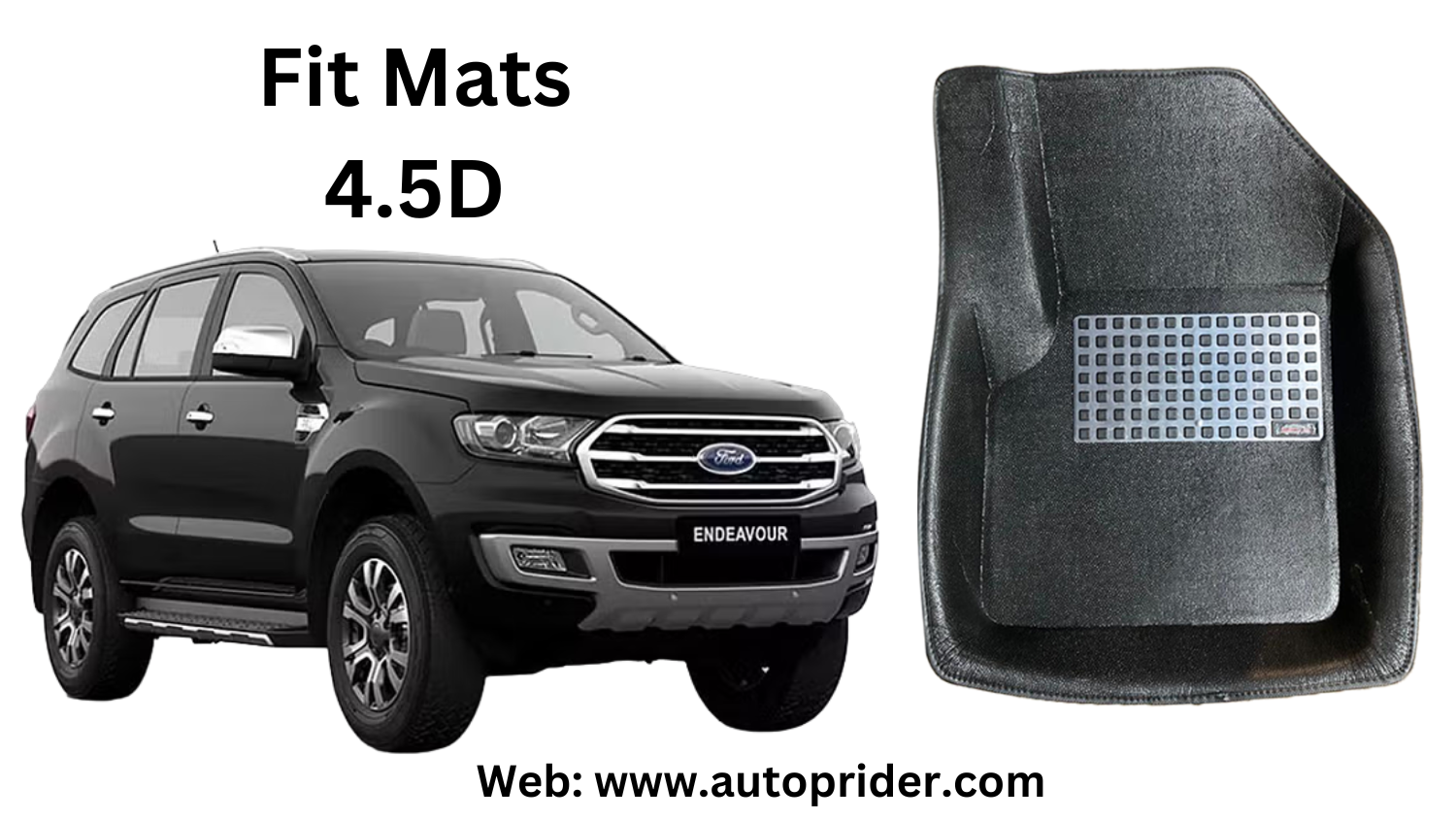 Autoprider | Fit Mats 4.5D Economy Car Mats for Ford Endeavor