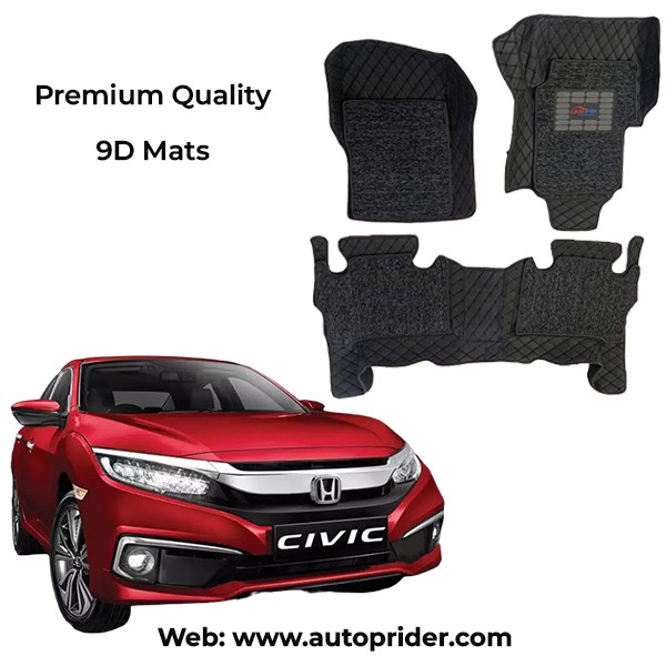 9D Car Mats For Honda CIvic