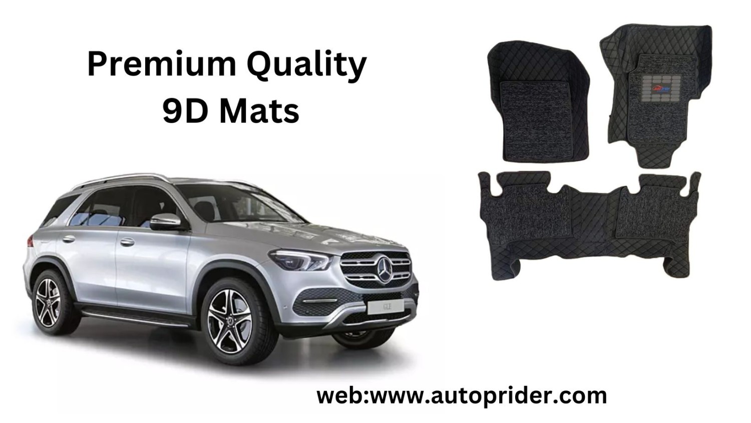 9D Car Mats for Mercedes GLE (2015-2021)