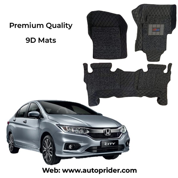 9D Car Mats For Honda City 2018 Auto