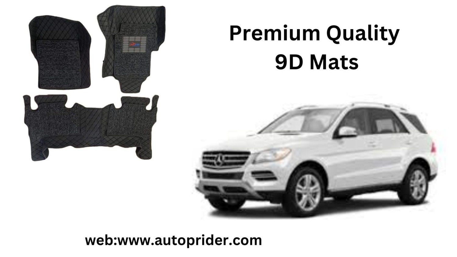 9D Car Mats for Mercedes ML 350 (2014-2015)