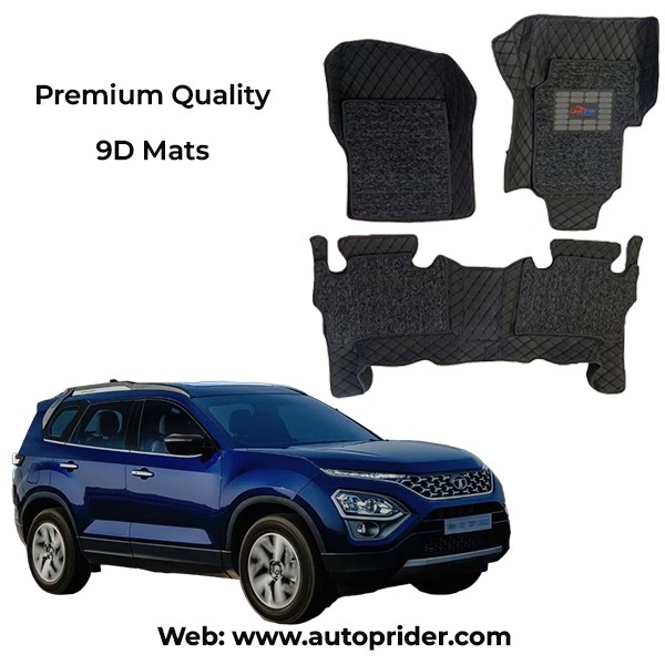 9D Car Mats For Tata Safari 2021