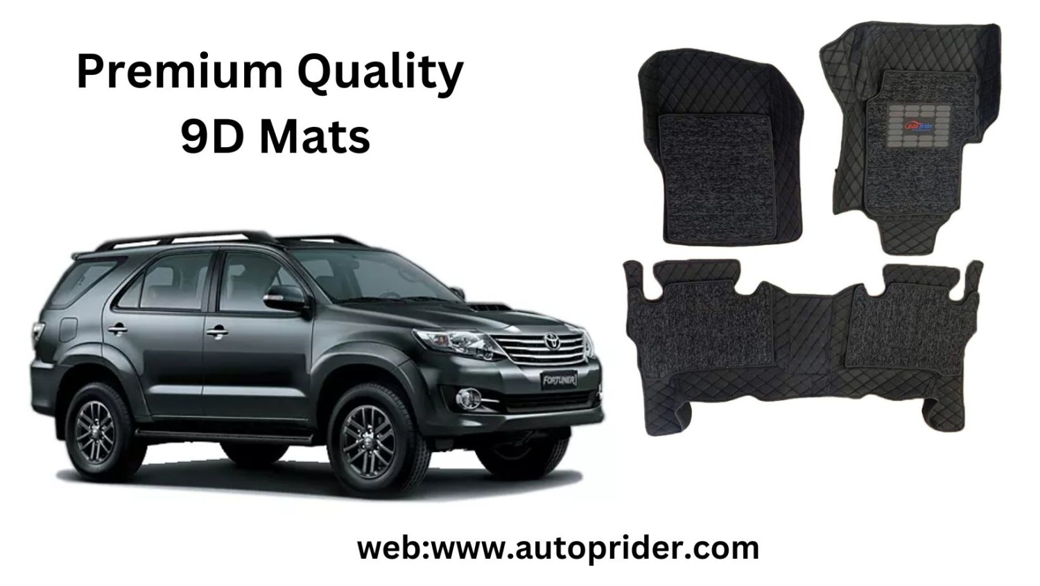 Autoprider | Premium 9D Car Mats for Toyota Old Fortuner