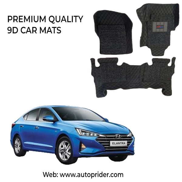 9D Car Mats for Hyundai Elantra