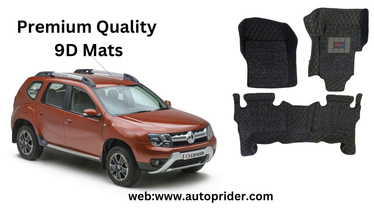 9D Car Mats for RENAULT DUSTER