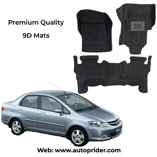 9D Car Mats For Honda City ZX