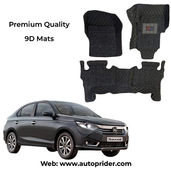 9D Car Mats For New Honda Amaze