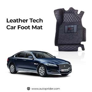 Autoprider - Leather Tech Car Foot Mat for Jaguar XF