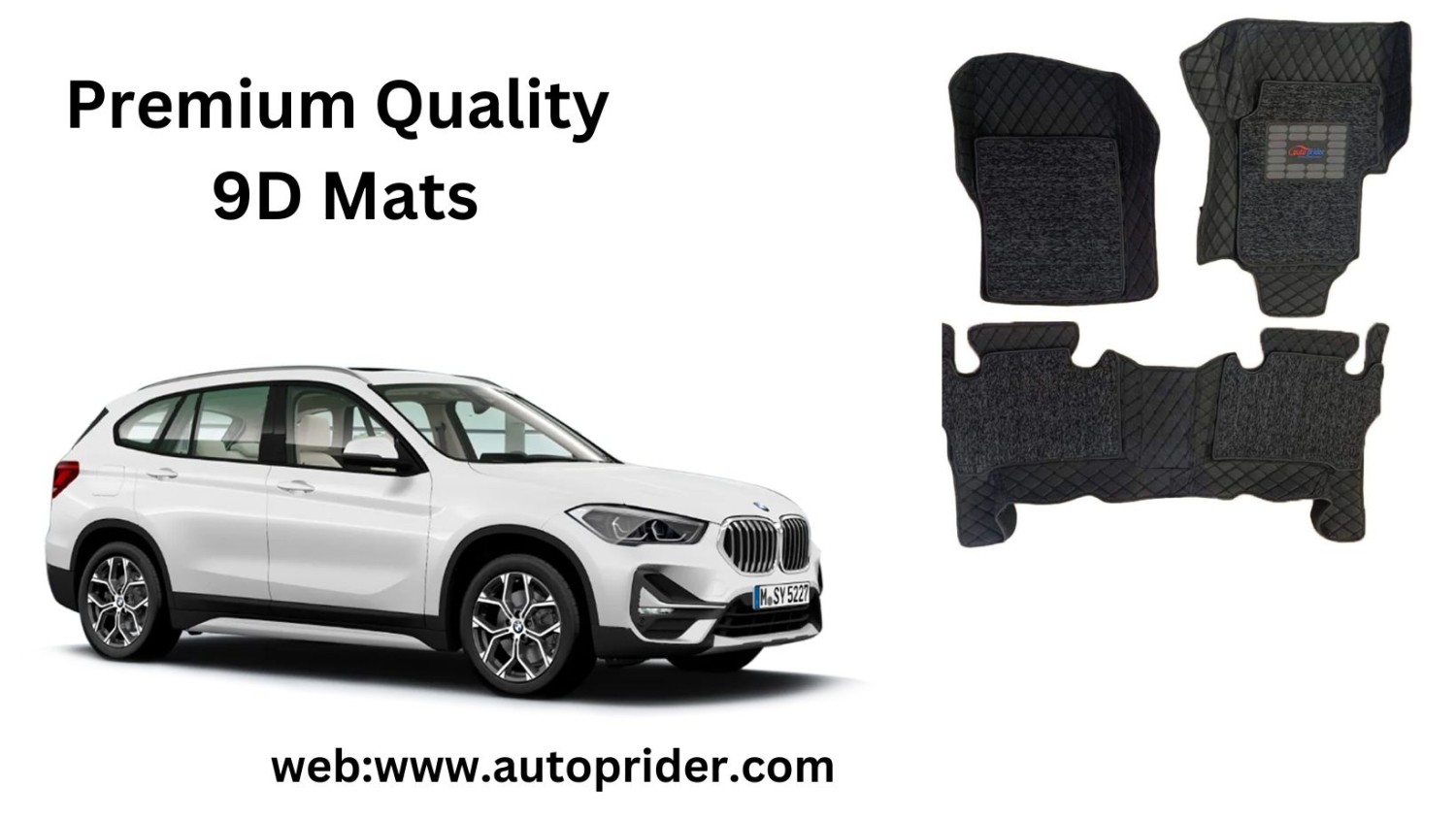 9D Car Mats for BMW- X1