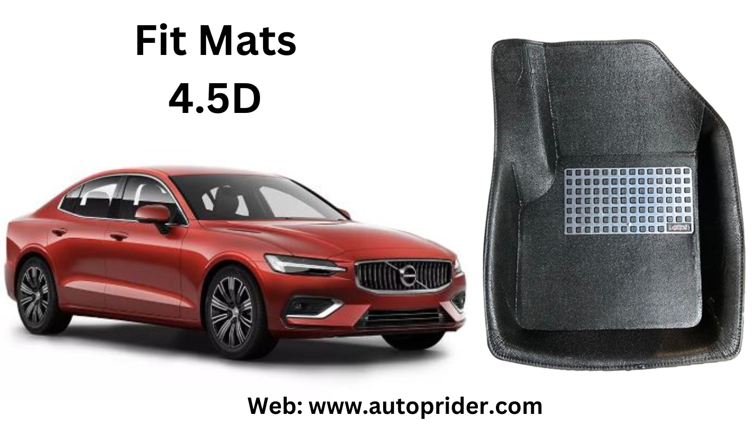 Autoprider | Fit Mats 4.5D Economy Car Mats for Volvo X60