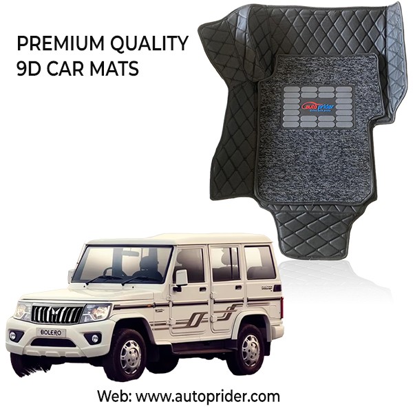 9D Car Mats for  Mahindra Bolero