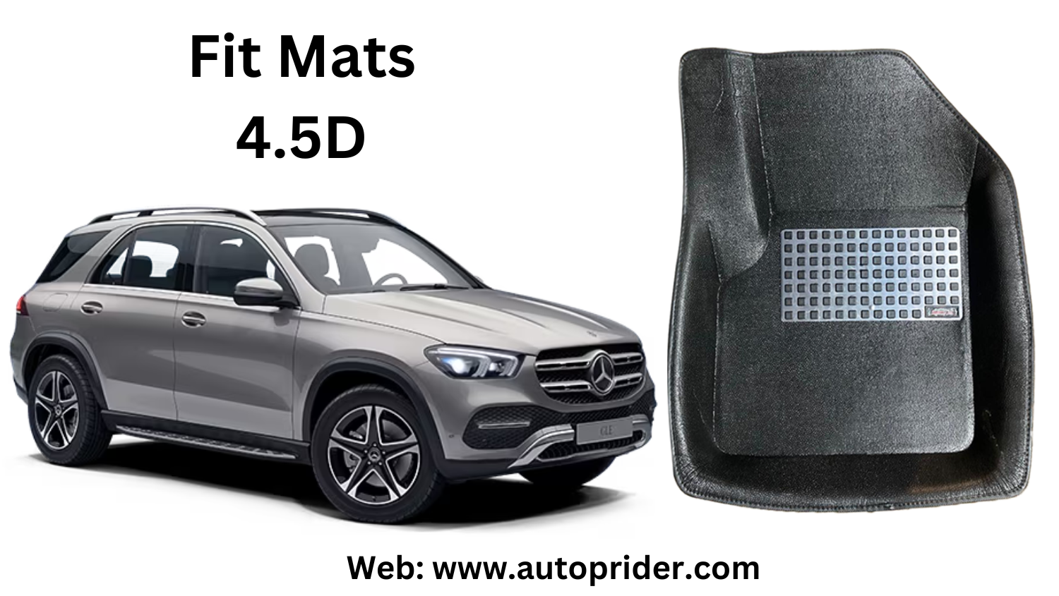 Autoprider | Fit Mats 4.5D Economy Car Mats for Mercedes GLE