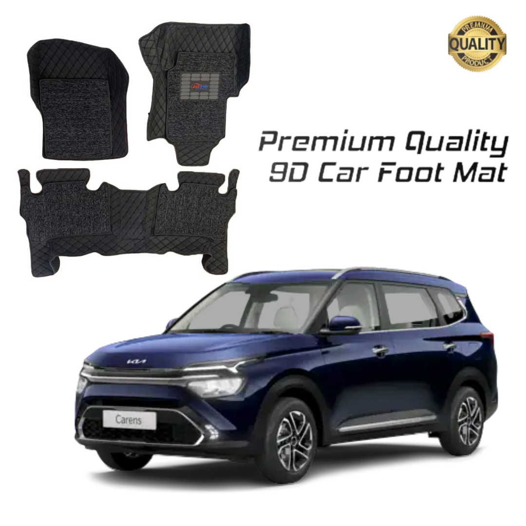 9D Car Mats for Kia Carens - Premium Quality