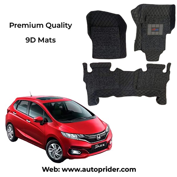9D Car Mats For Honda Jazz