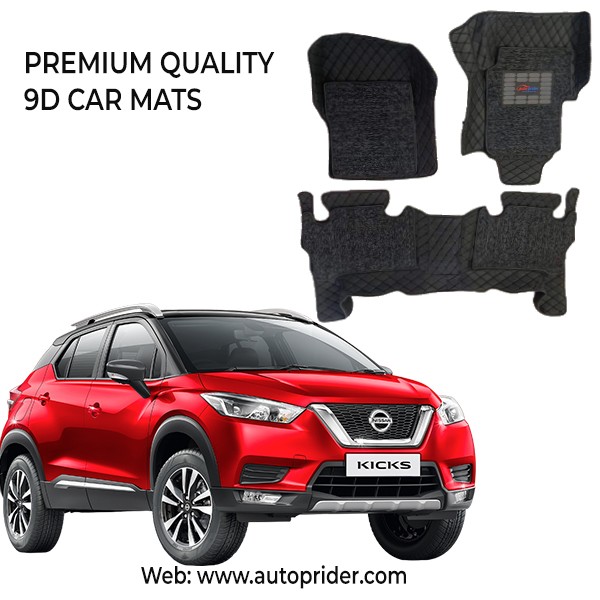 9D Car Mats for Nissan Kicks